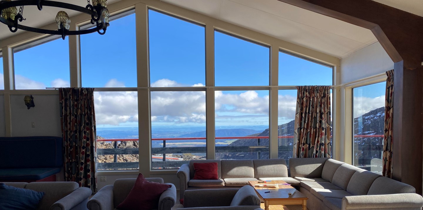 Summit Skiers Lounge and view